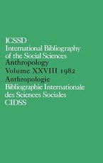 Ibss: Anthropology: 1982 Vol 28 Ibss: Anthropology: 1982 Vol 28