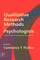 Qualitative Research Methods for Psychologists