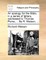 An Apology for the Bible, in a Series of Letters, Addressed to Thomas Paine, ... by R. Watson, ...