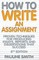 How to Write an Assignment