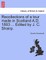 Recollections of a Tour Made in Scotland A.D. 1803 ... Edited by J. C. Shairp. Second Edition