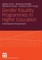 Gender Equality Programmes in Higher Education