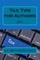Tax Tips for Authors