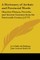A Dictionary of Archaic and Provincial Words