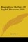 Biographical Outlines Of English Literature (1862)