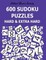 600 Sudoku Puzzles Hard & Extra Hard