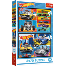 TREFL HOT WHEELS puzzle set Toy cars, 2x70 pcs TREFL HOT WHEELS puzzle set Toy cars, 2x70 pcs
