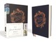 Niv, Journal the Word Bible, Cloth Over Board, Navy, Red Letter Edition, Comfort Print