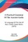 A Practical Grammar Of The Ancient Gaelic