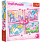 TREFL Puzzle 4 in 1 set Unicorns