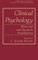 Clinical Psychology