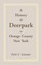 A History of Deerpark in Orange County, New York