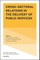 Cross-Sectoral Relations in the Delivery of Public Services