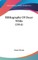 Bibliography of Oscar Wilde (1914)
