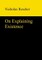 On Explaining Existence