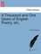 A Thousand and One Gems of English Poetry, etc.