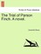 The Trial of Parson Finch. a Novel.