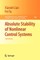 Absolute Stability of Nonlinear Control Systems