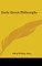 Early Greek Philosophy