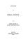 Outlines of Moral Science