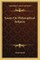 Essays on Philosophical Subjects