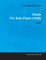 Etude by Felix Mendelssohn for Solo Piano (1836) Wo01