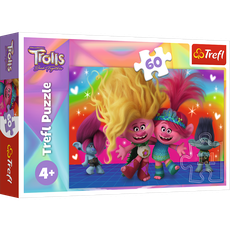 TREFL TROLLS Puzzle Trolls 3, 60 pcs