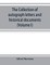 The collection of autograph letters and historical documents (Volume I)