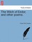 The Witch of Endor, and Other Poems.