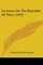 Lectures On The Republic Of Plato (1922)