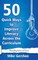 50 Quick Ways to Improve Literacy Across the Curriculum