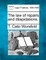 The Law of Repairs and Dilapidations.