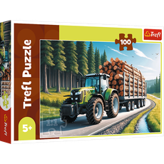 TREFL Puzzle Forest tractor 100 pcs TREFL Puzzle Forest tractor 100 pcs
