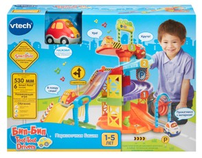 VTECH Interactive toy Toot-toot drivers parking tower (In Russian lang.)