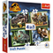 TREFL JURASSIC WORD Pužļu komplekts 4in1, 35+48+54+70 gab.