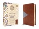 NIV Application Bible, Personal Size, Leathersoft, Brown/Blue, Red Letter, Comfort Print