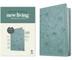 NLT Large Print Thinline Reference Bible, Filament Enabled Edition (Red Letter, Leatherlike, Floral/Teal)