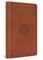 ESV Large Print Thinline Bible (Trutone, English Saddle, Emblem Design)