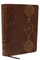 KJV, Journal the Word Bible, Imitation Leather, Brown, Red Letter Edition, Comfort Print