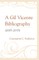 A Gil Vicente Bibliography (2005-2015)