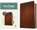 NLT Thinline Reference Bible, Filament Enabled Edition (Red Letter, Genuine Leather, Brown, Indexed)