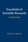 Essentials of Scientific Research