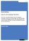 Stehling, D: Speech and Language Disorders