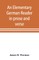 An elementary German reader in prose and verse