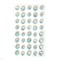 Dekor.lipnūs kristalai mix 40vnt fish scale