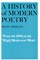 A History of Modern Poetry