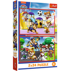 TREFL PAW PATROL puzzle set Doggy day of fun, 2x24 pcs