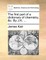 The First Part of a Dictionary of Chemistry, &C. by J.K. ...