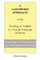A Loanword Approach to the Teaching of English as a Foreign Language in Korea