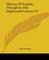History Of English Thought In The Eighteenth Century V1